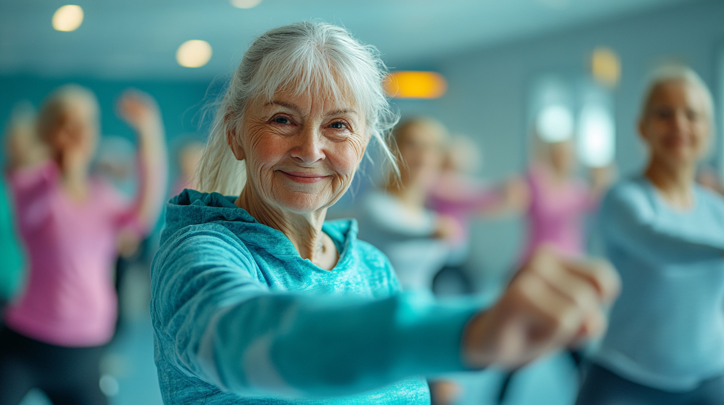 Щаслива сім'я займається фітнесом разом